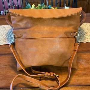 Street Level brown crossbody/clutch